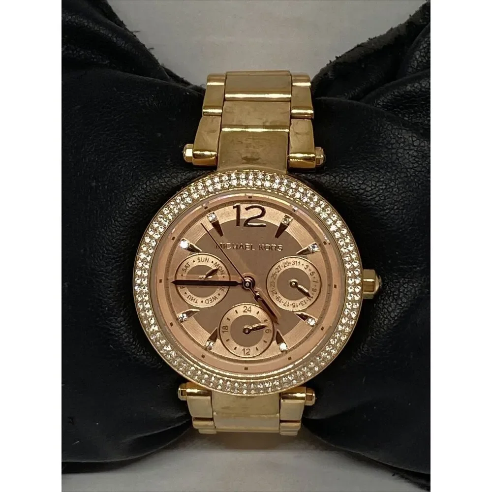 Michael Kors Parker MK6352 Women Stainless Steel Analog Dial Quartz Watch JK345